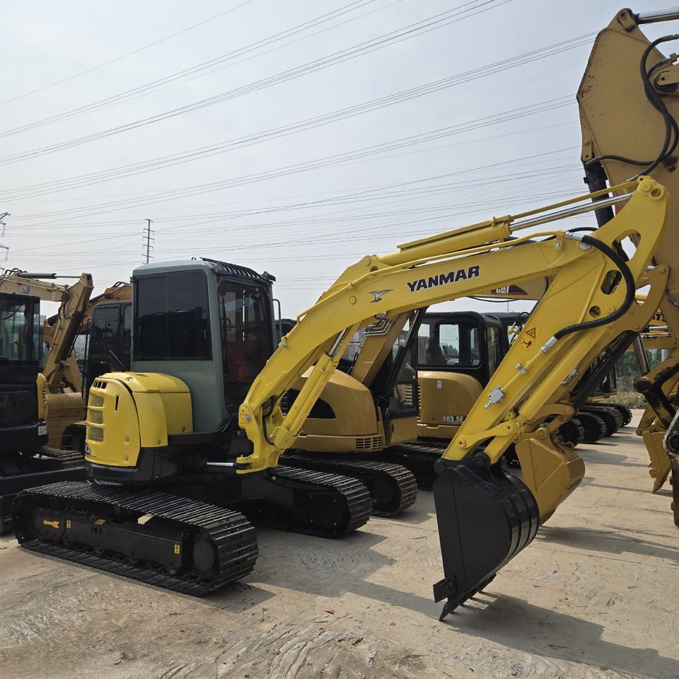 2022 Yanmar VIO55 mini excavator, side view