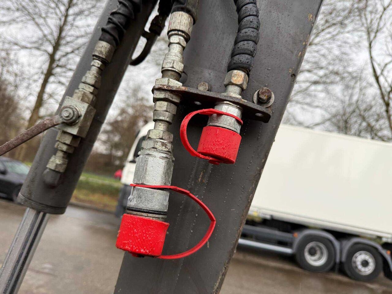 Volvo ECR250 mini excavator hydraulic hose detail