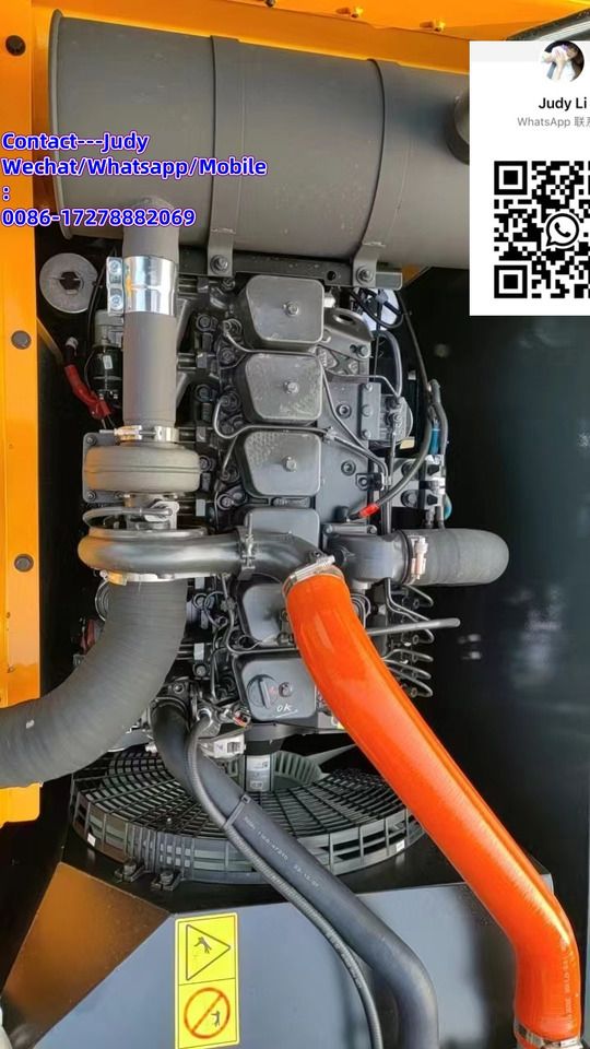 2026 Hyundai HX220HD crawler excavator engine compartment view
