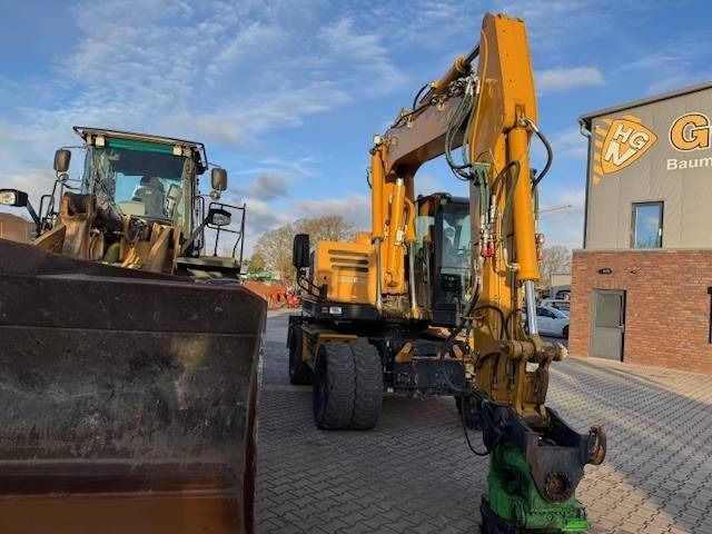 2017 Hydrema MX16 wheel excavator, front three-quarter view 2017 Hydrema MX16 wheel excavator, front three-quarter view