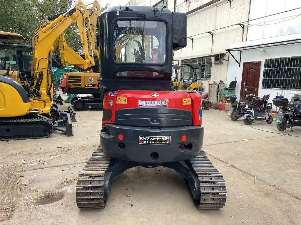 2022 Kubota U35 mini excavator, rear view