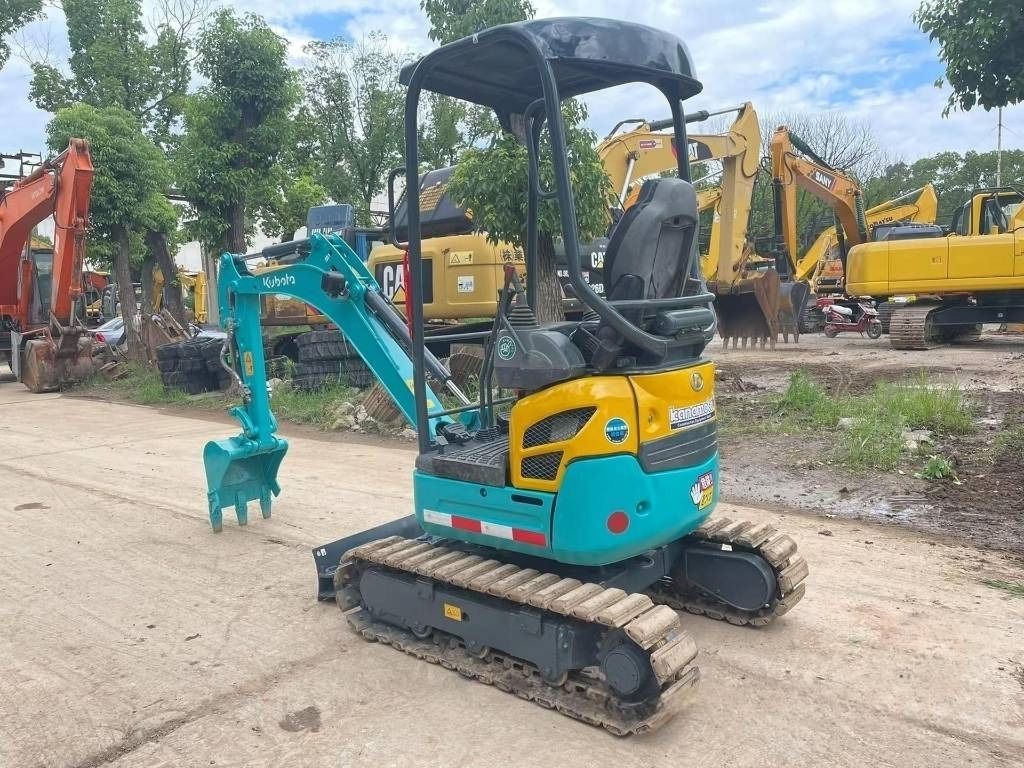 2024 Kubota U17 mini excavator, three-quarter front view