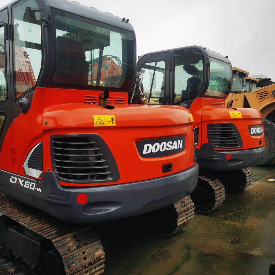 2022 Doosan DX60-9L Mini Excavator rear view