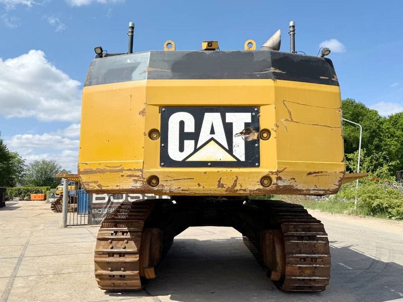 2012 Caterpillar 374DL ME crawler excavator, rear view