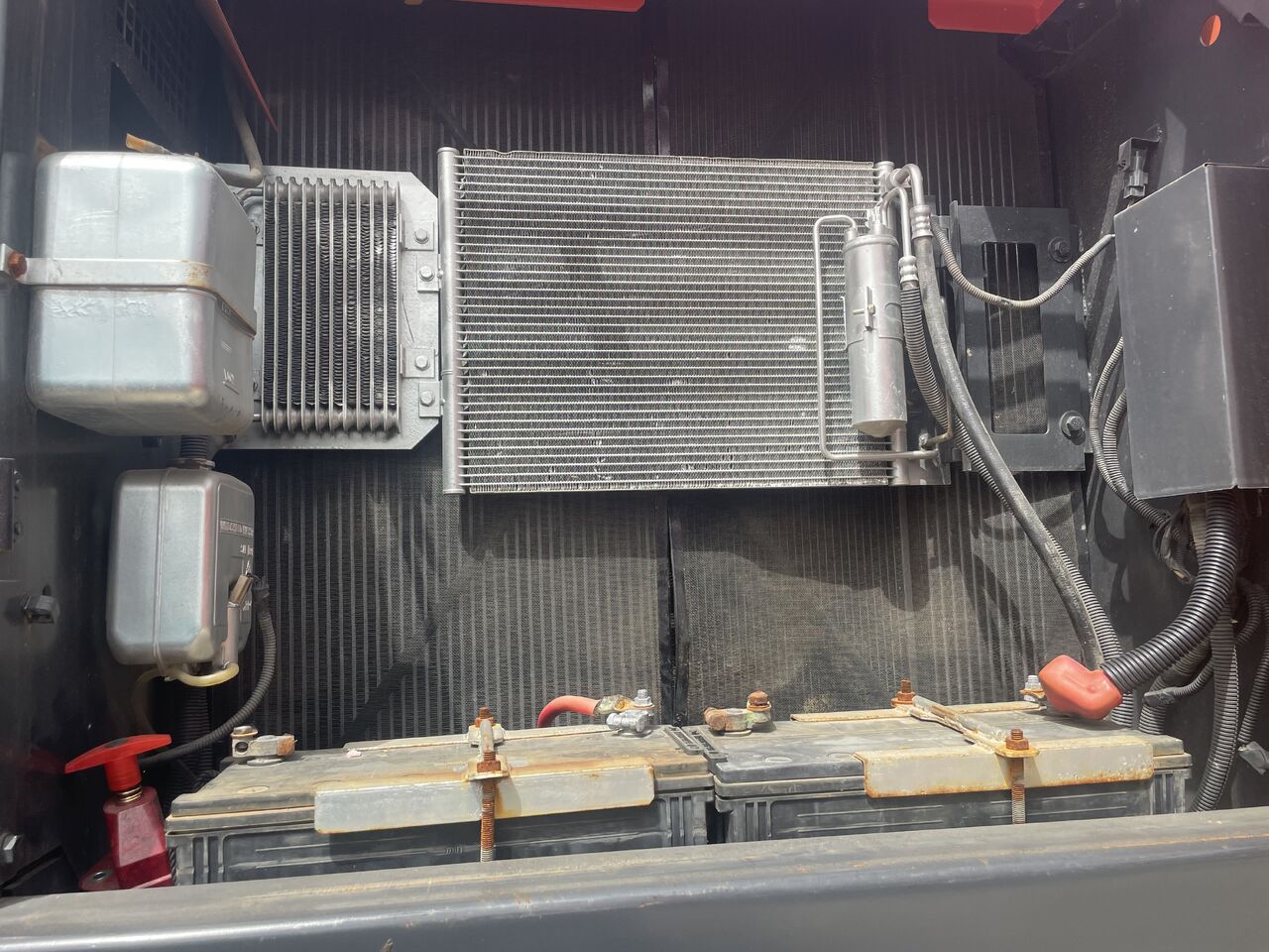 2023 Hitachi ZX240 crawler excavator engine compartment view 2023 Hitachi ZX240 crawler excavator engine compartment view