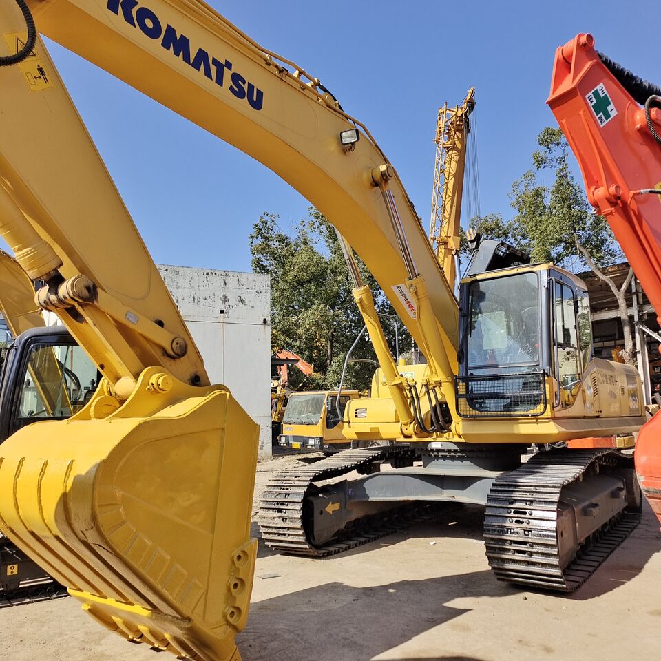 2025 Komatsu PC360-7 crawler excavator, front three-quarter view