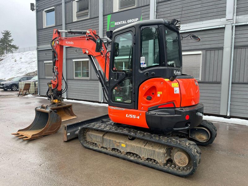 2019 Kubota U55-4 mini excavator, side view 2019 Kubota U55-4 mini excavator, side view