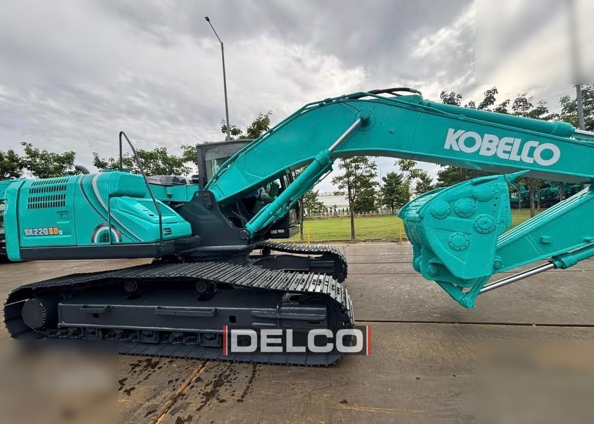 2026 Kobelco SK220XDLC-10 crawler excavator, side profile view 2026 Kobelco SK220XDLC-10 crawler excavator, side profile view