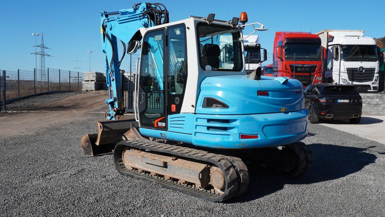 2017 Takeuchi TB290 mini excavator, rear three-quarter view 2017 Takeuchi TB290 mini excavator, rear three-quarter view