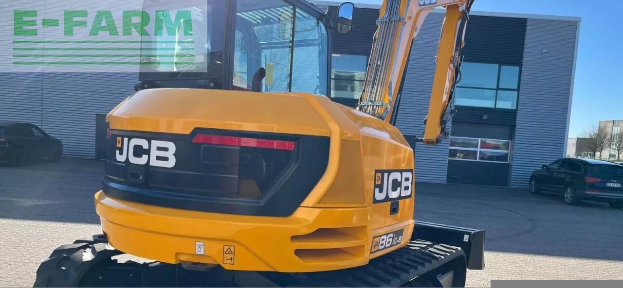 2026 JCB 86C-2 crawler excavator, rear three-quarter view 2026 JCB 86C-2 crawler excavator, rear three-quarter view