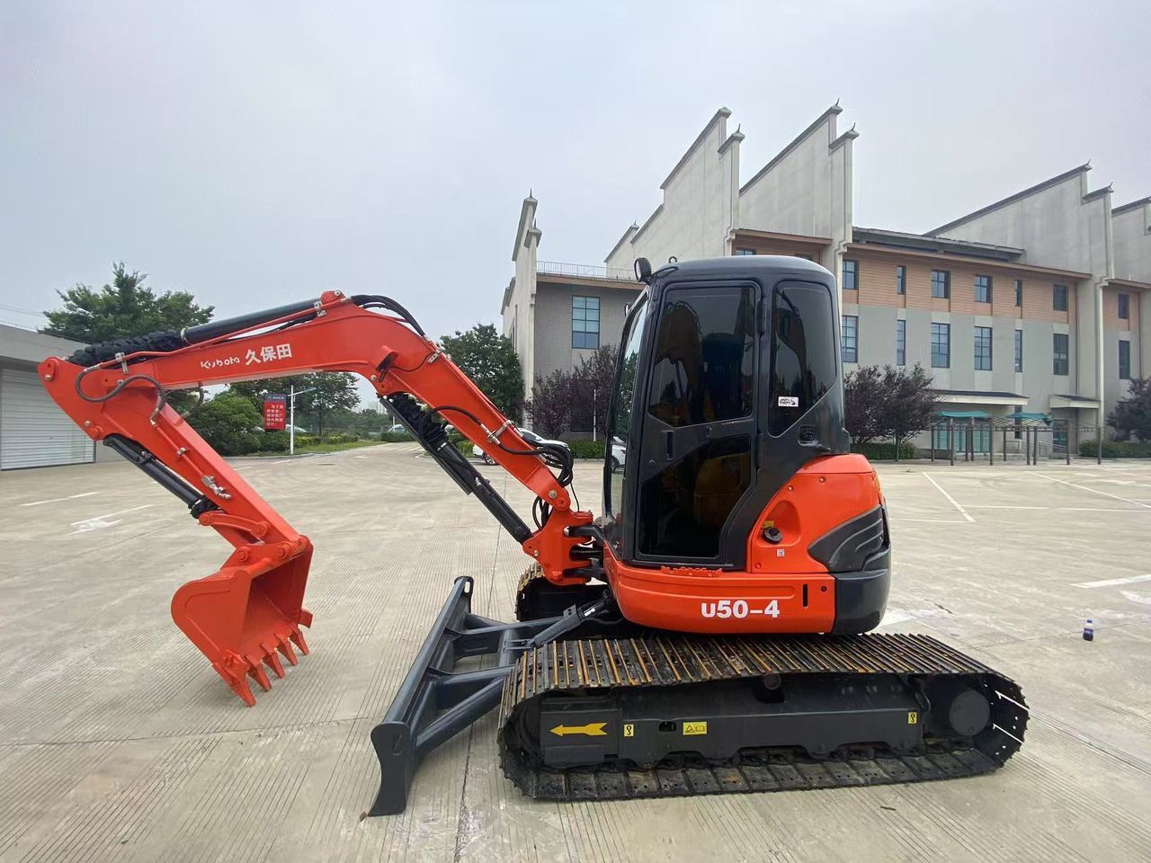 2024 Kubota U50-4 mini excavator, side profile view 2024 Kubota U50-4 mini excavator, side profile view