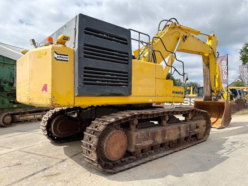 2017 Komatsu PC700LC-11 crawler excavator rear three-quarter view