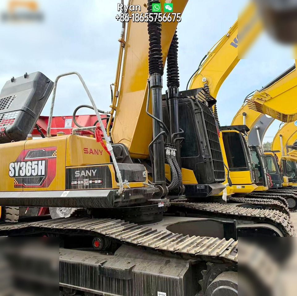 2025 Sany SY365H crawler excavator, side profile view