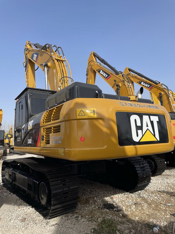 2023 Caterpillar 336D2L crawler excavator rear three-quarter view