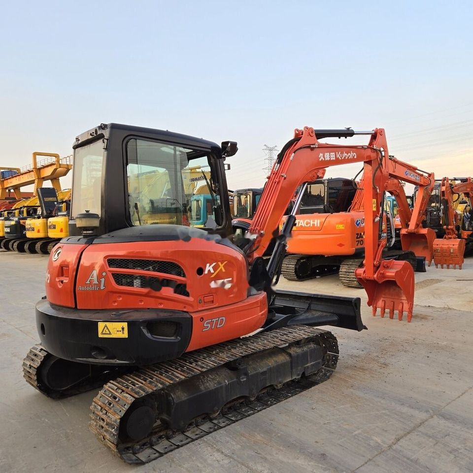 2023 Kubota KX165 mini excavator, rear three-quarter view