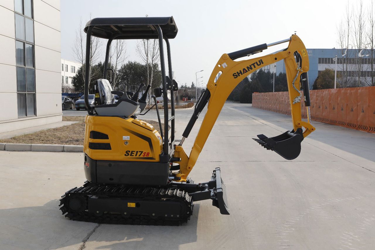 2026 Shantui SE17SR mini excavator, side view 2026 Shantui SE17SR mini excavator, side view