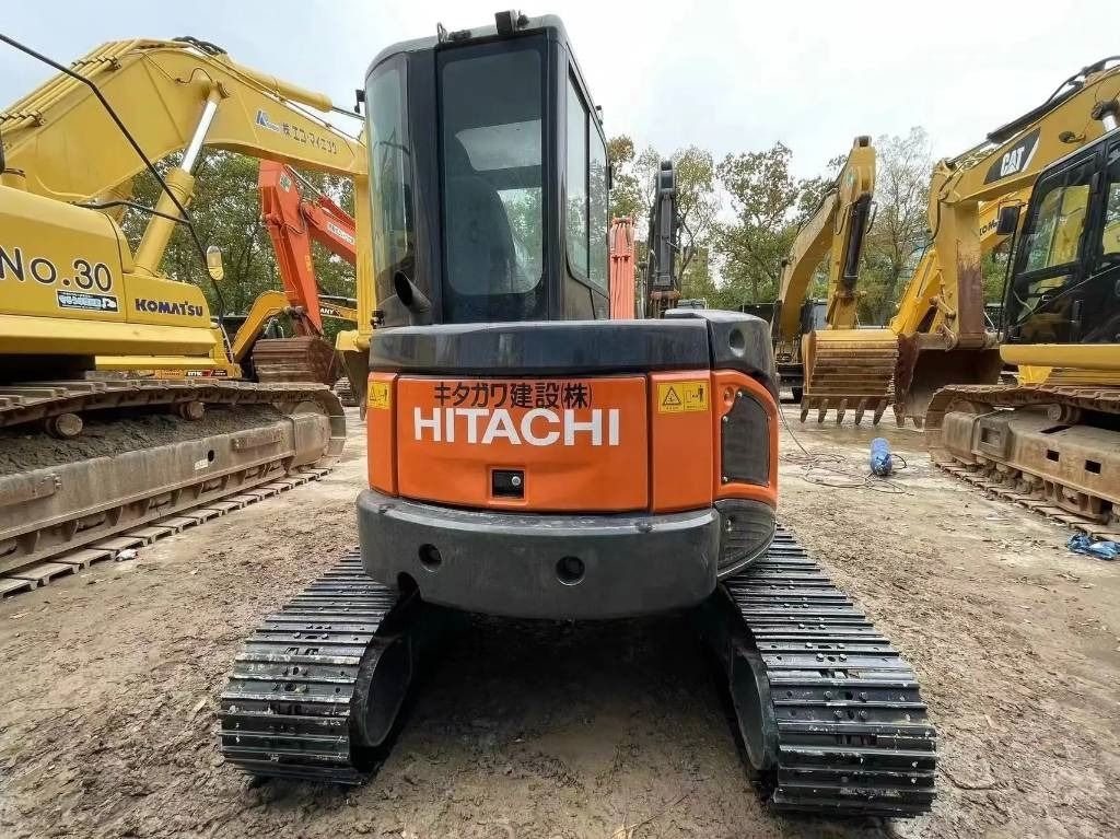 2023 Hitachi ZX50U mini excavator rear view 2023 Hitachi ZX50U mini excavator rear view