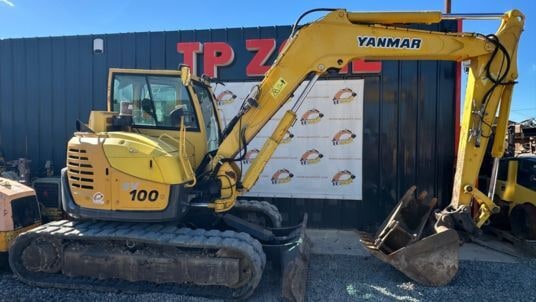 2011 Yanmar SV100 crawler excavator, side view 2011 Yanmar SV100 crawler excavator, side view