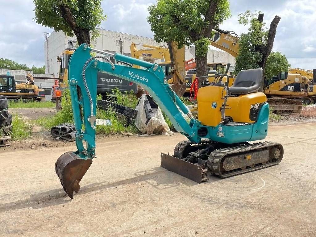 2024 Kubota U10 mini excavator, side profile view