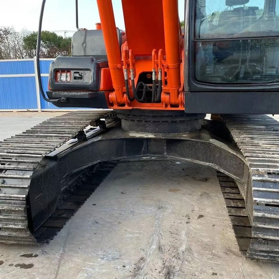 2024 Hitachi ZX200 crawler excavator, front view of undercarriage and cab