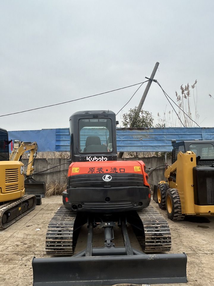 2022 Kubota U55-4 mini excavator, rear view 2022 Kubota U55-4 mini excavator, rear view