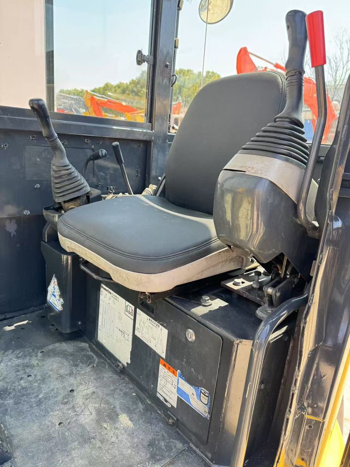2020 Komatsu PC35MR mini excavator interior view 2020 Komatsu PC35MR mini excavator interior view