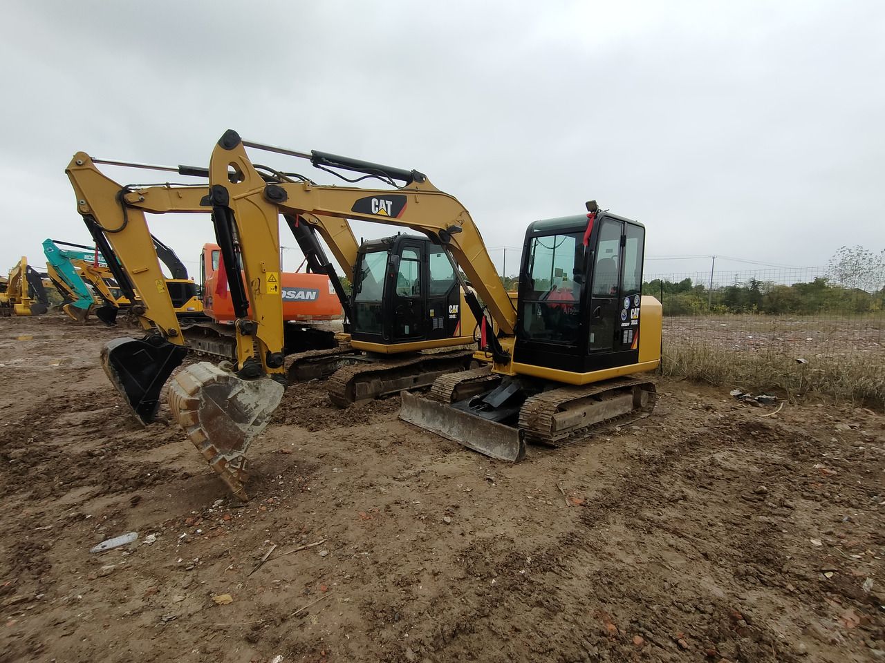 2024 Caterpillar 303.5 mini excavator, front three-quarter view 2024 Caterpillar 303.5 mini excavator, front three-quarter view