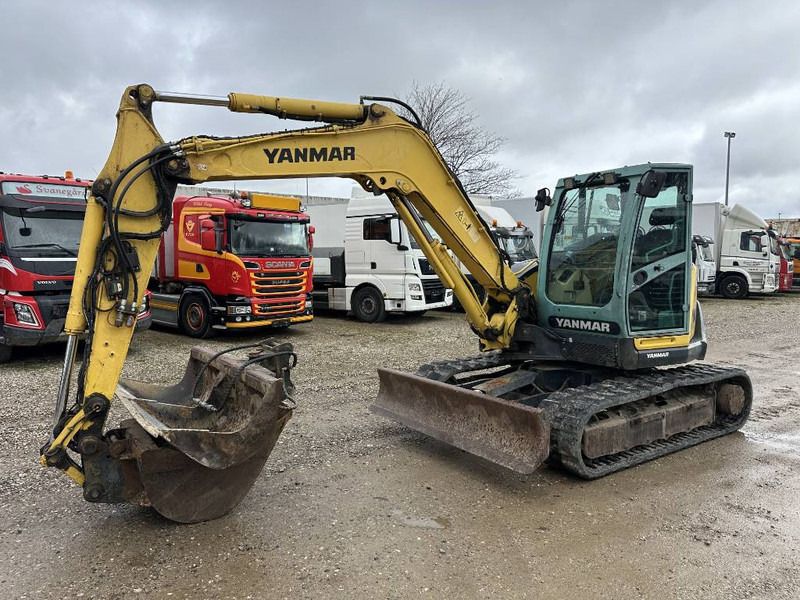 2014 Yanmar SV 100 mini excavator, side view 2014 Yanmar SV 100 mini excavator, side view
