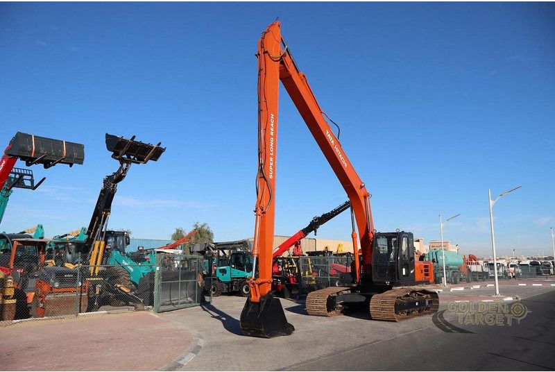 2025 Hitachi EX215LC Super Long Reach crawler excavator, side view 2025 Hitachi EX215LC Super Long Reach crawler excavator, side view