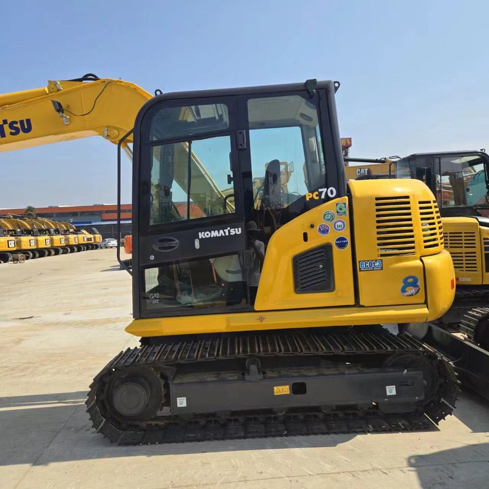 2024 Komatsu PC70-8 mini excavator side view