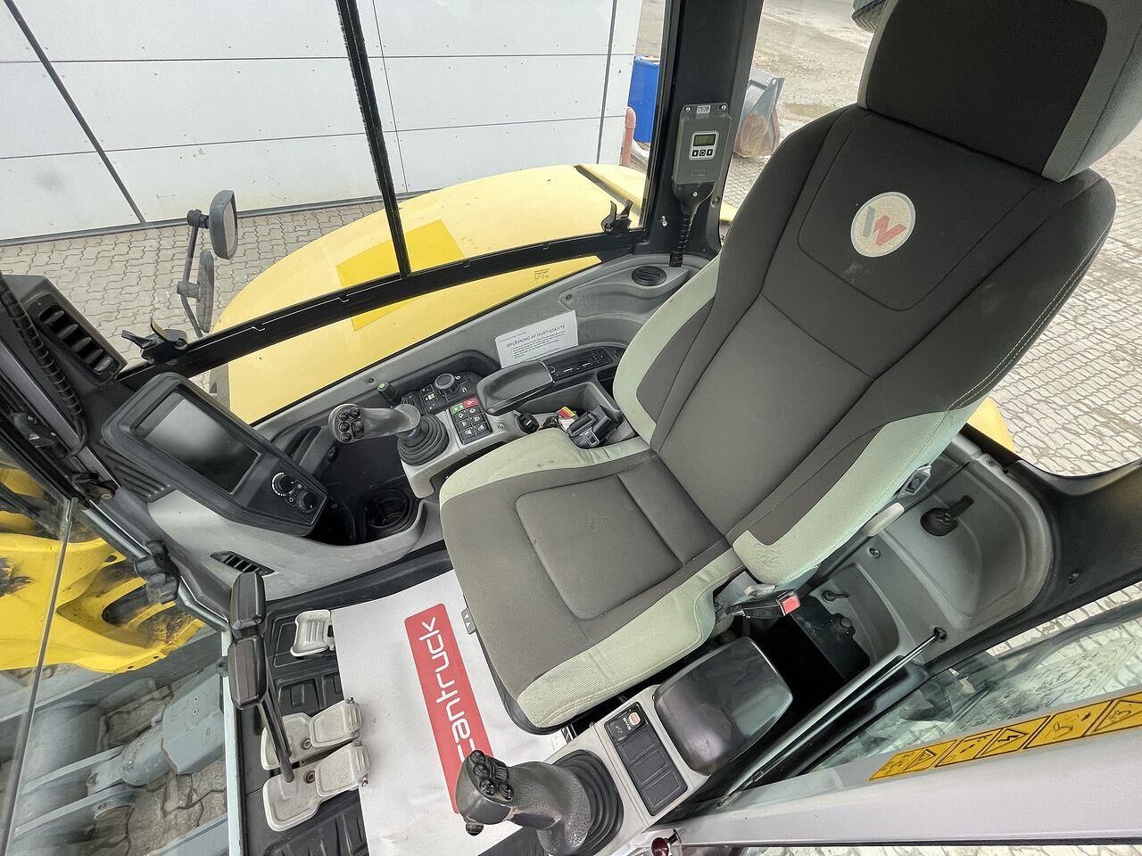 2017 Wacker Neuson EZ80 mini excavator interior cab view 2017 Wacker Neuson EZ80 mini excavator interior cab view