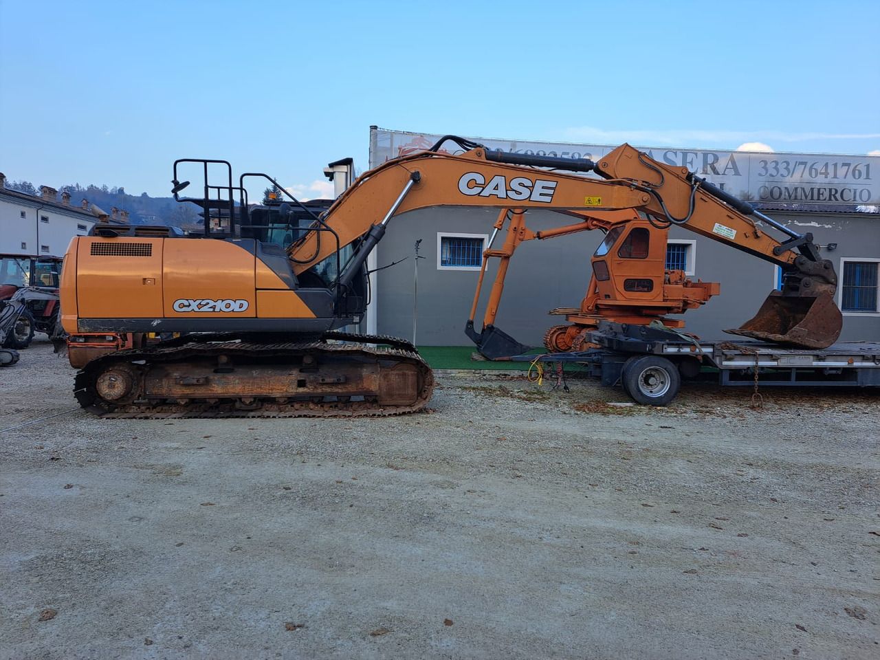 2019 CASE CX210D crawler excavator, side view 2019 CASE CX210D crawler excavator, side view