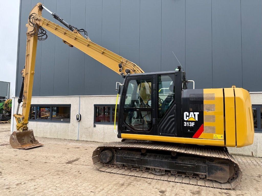 2019 Caterpillar 313F crawler excavator side view