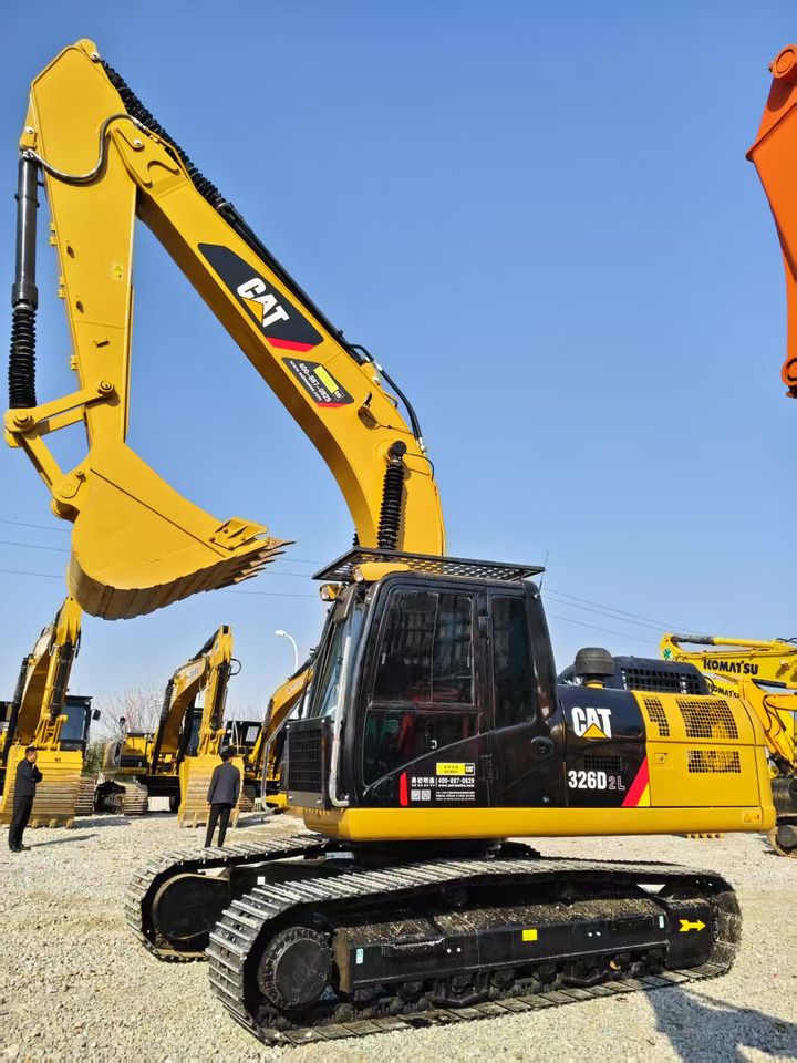 2023 Caterpillar 326D2 L crawler excavator, side profile view