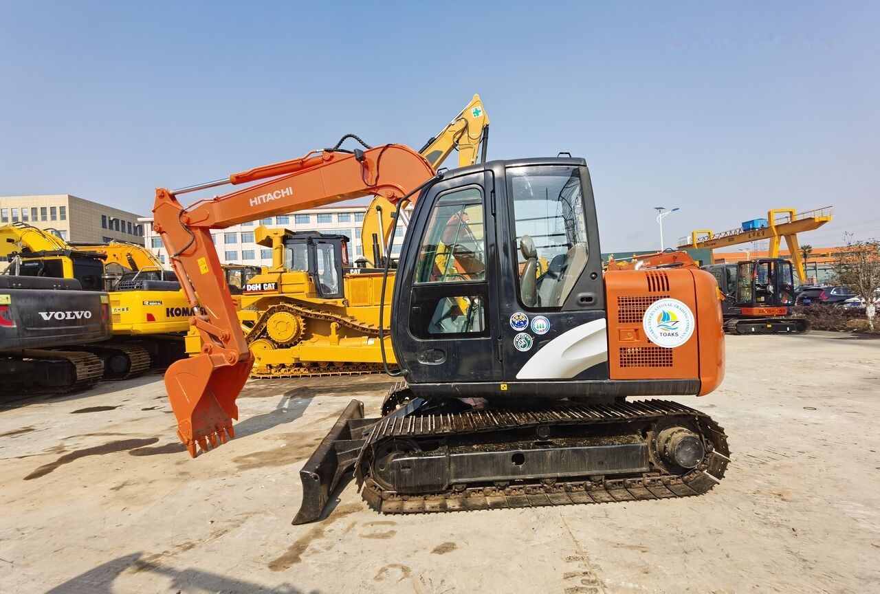 2019 Hitachi ZX70 mini excavator, side view
