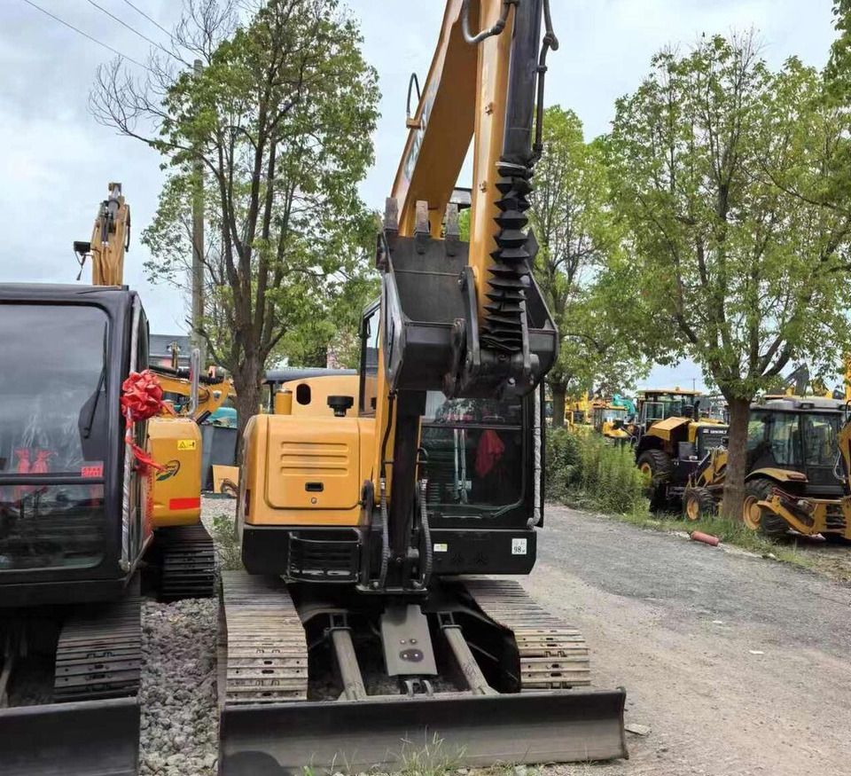 Sany SY60C mini excavator, rear view Sany SY60C mini excavator, rear view