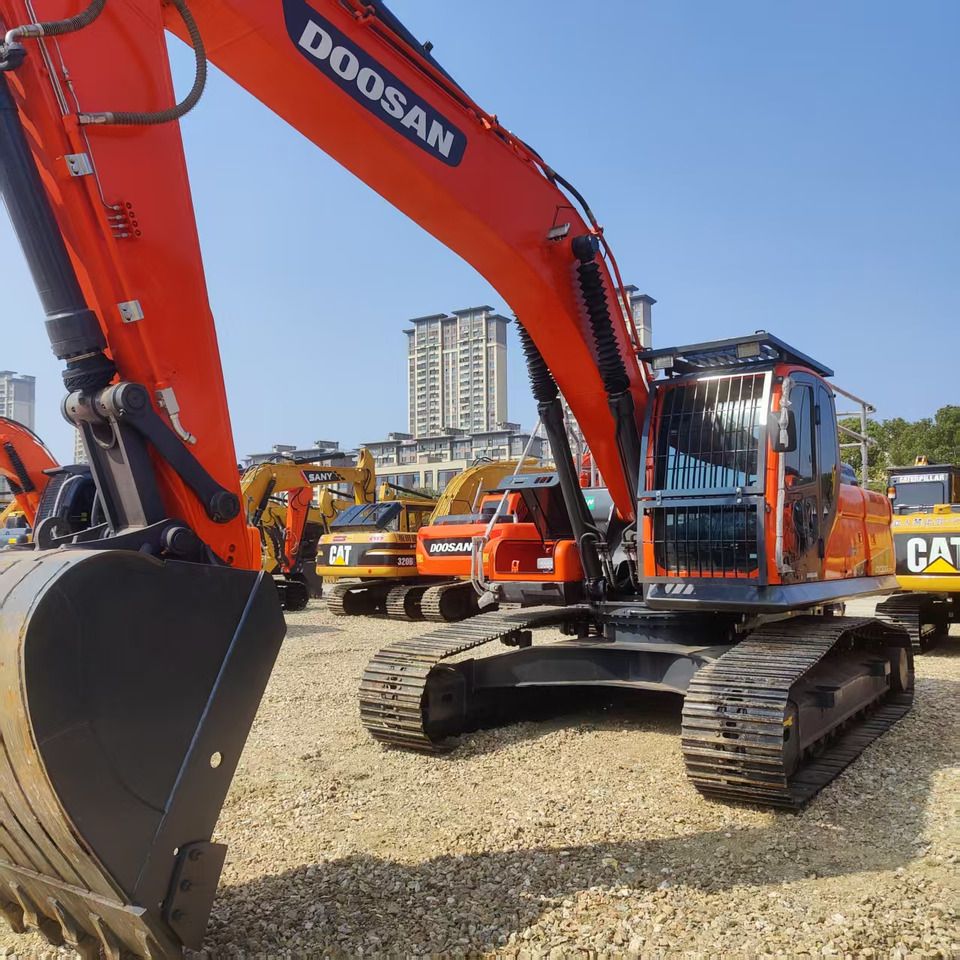 2024 Doosan DX300 crawler excavator, front three-quarter view