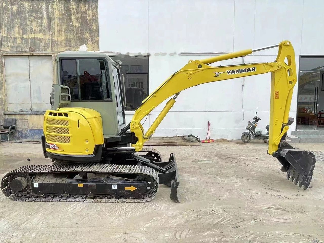 2020 Yanmar VIO55 mini excavator, side view 2020 Yanmar VIO55 mini excavator, side view