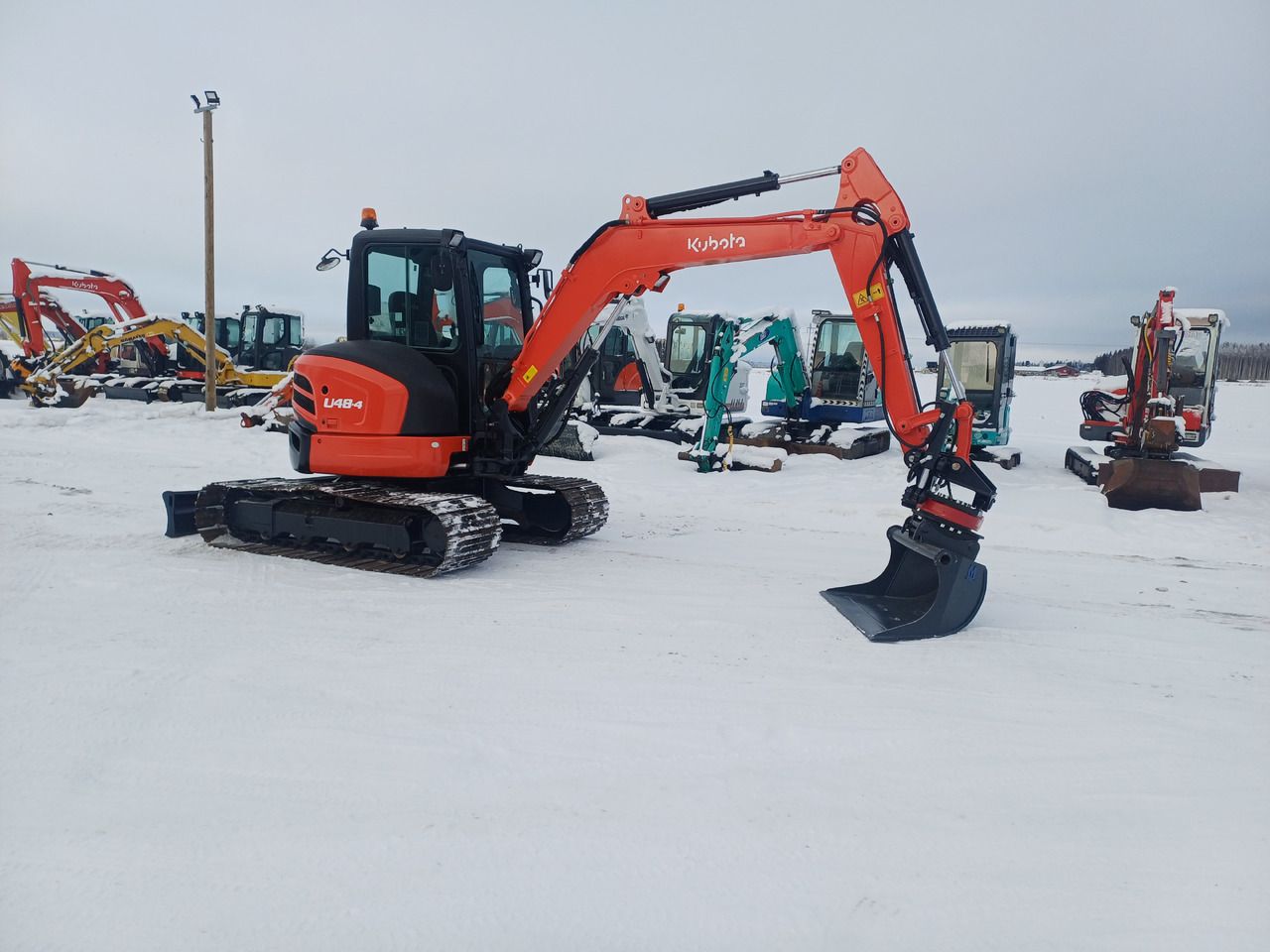 2013 Kubota U48-4A mini excavator, side view 2013 Kubota U48-4A mini excavator, side view