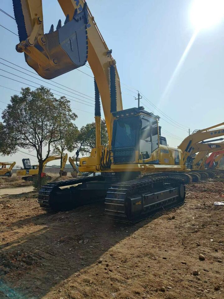 2023 Komatsu PC450 crawler excavator, front three-quarter view 2023 Komatsu PC450 crawler excavator, front three-quarter view