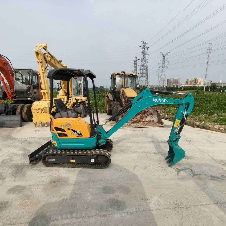 2021 Kubota U15 mini excavator, side view
