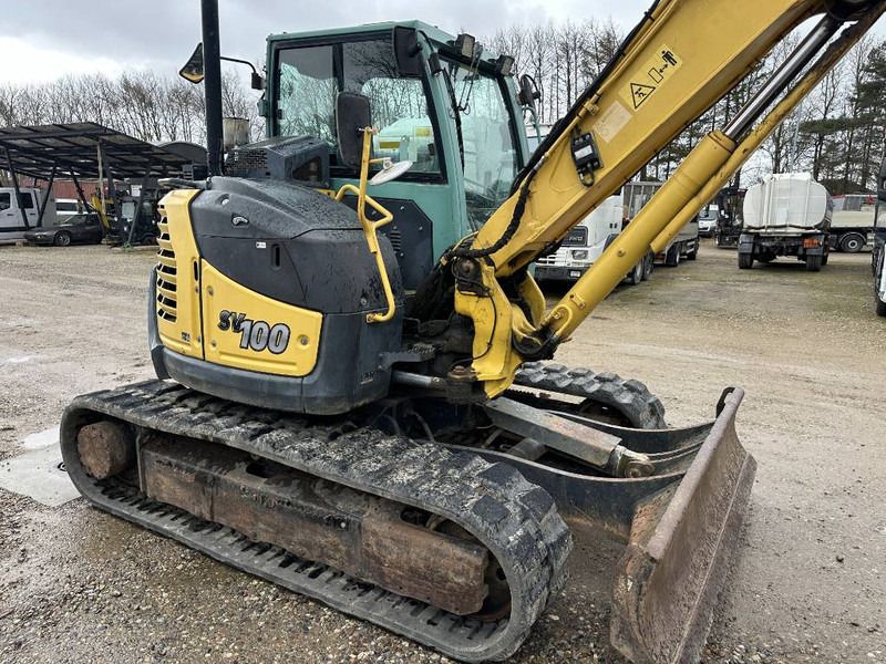 2014 Yanmar SV 100 mini excavator, side view 2014 Yanmar SV 100 mini excavator, side view