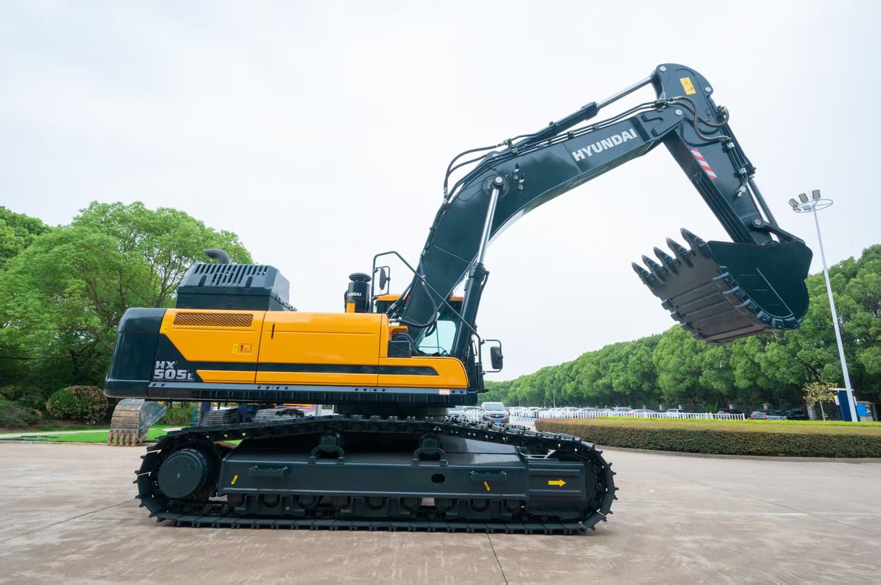 2026 Hyundai HX505L crawler excavator side view