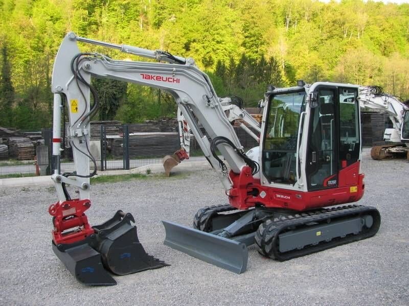 2020 Takeuchi TB260 mini excavator, side view 2020 Takeuchi TB260 mini excavator, side view