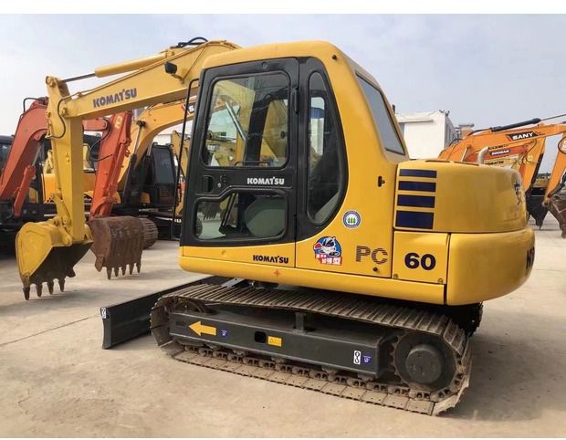2020 Komatsu PC60 mini excavator, side view 2020 Komatsu PC60 mini excavator, side view