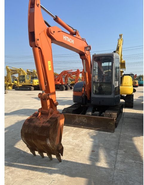 2020 Hitachi ZX55 mini excavator, front three-quarter view 2020 Hitachi ZX55 mini excavator, front three-quarter view