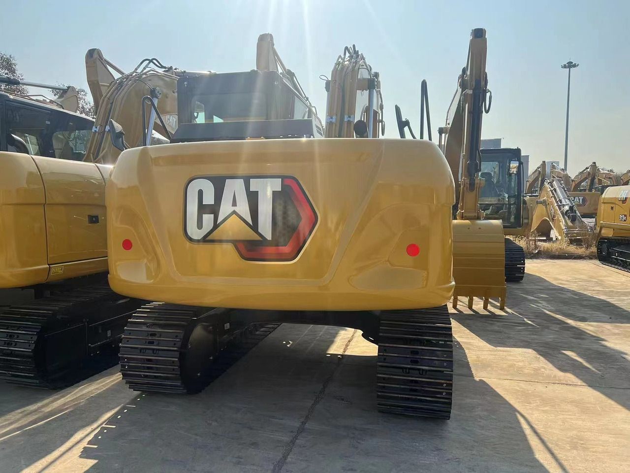 2026 Caterpillar 312GC crawler excavator rear view