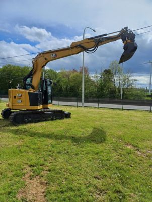 2023 Caterpillar 308CR crawler excavator side view