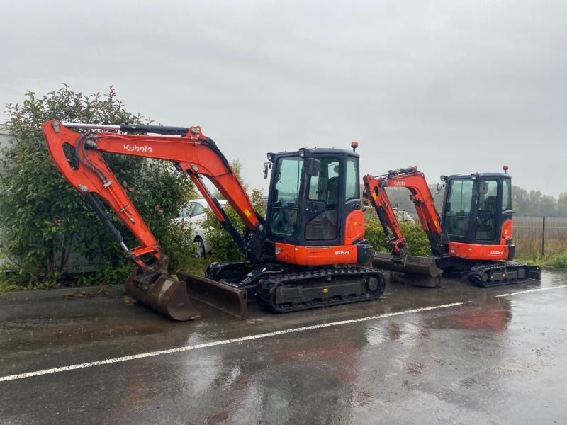 2018 Kubota KX057-4 mini excavator, side view 2018 Kubota KX057-4 mini excavator, side view