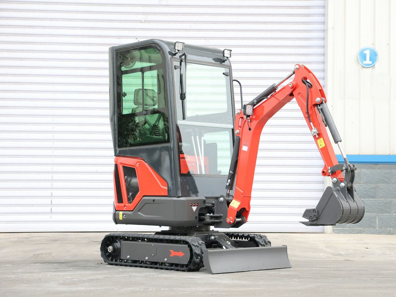2025 Kubota MB 16-VKSH mini excavator, side profile view